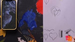 СЕКРЕТ ХУДОЖНИКА. Надежда Ильина. Анализ формы цветка ириса
