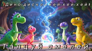 🦖 Дино-Диско! Танцуй с динозаврами | Весёлая песня для детей | Детские песни и танцы