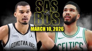 11.03.2026 | ОБЗОР МАТЧА | Сан-Антонио Спёрс - Бостон Селтикс | Highlights