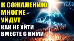 Будет много людей которые уйдут | Как не уйти вместе с ними