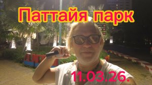 Вечерний  Паттайя парк ! Ищу ремень на русском рынке . Вкусные стейки. 11-03-2026