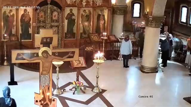 Литургия преждеосвещенных даров 18.00, 11.03.2026г. смотреть онлайн