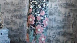 Жилет из полушерсти в технике ирландского кружева. Вяжем вместе легко и просто.