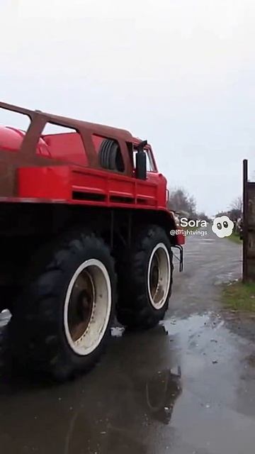 Вездеход ЗИЛ Э167 #sora2 #ai #sora #история #ссср