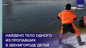 Найдено тело одного из пропавших в Звенигороде детей