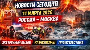 Новости Сегодня 11.03.2026 - Россия, #Москва, Экстренный вызов новый выпуск, Катаклизмы, События #чп