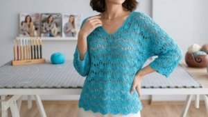 Узор крючком для кофточки - Вязание крючком