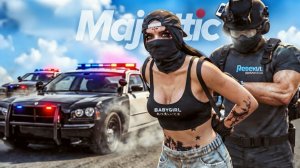 НОН-РП ГОСНИКИ КАФАЮТ ДЕВУШКУ: КАК Я УГНАЛА ТАЧКУ И УШЛА ОТ ТРЁХ ЗАДЕРЖАНИЙ В MAJESTIC RP