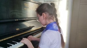 Куйдина Екатерина 10 лет, И. Беркович "Вариации" на тему русской народной песни