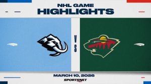 Обзор матча НХЛ | Миннесота - Юта Маммот (11.03.2026)