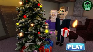 Сможет ли мистер ЗАБАВНИК украсить Рождественскую елку. Как Злая Бабушка разрушит ее? #roblox