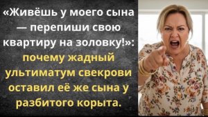 Отдай квартиру золовке или выметайся!|Истории из жизни| Аудио рассказы|Аудиокниги слушать онлайн|
