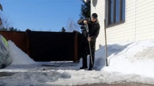 Убираем лёд при помощи перфоратора.🤓✌️👍