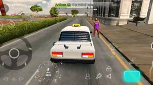 работаю такси в car parking