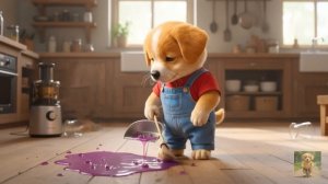 😢🏥 Несчастный случай с маленьким щенком причинил боль папе — Его слезы и забота растопят Твое серд