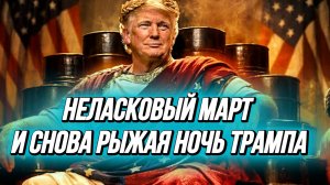 НЕЛАСКОВЫЙ МАРТ И СНОВА РЫЖАЯ НОЧЬ ТРАМПА / НЕЙРОСЕТЬ / юмор