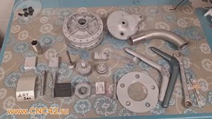 Галтовка разлиных деталей в несколько этапов