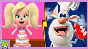 Барбоскины vs Говорящий Буба.Конкурс Поваров.Кто Вкуснее Умеет Готовить.Мультяшные Игры