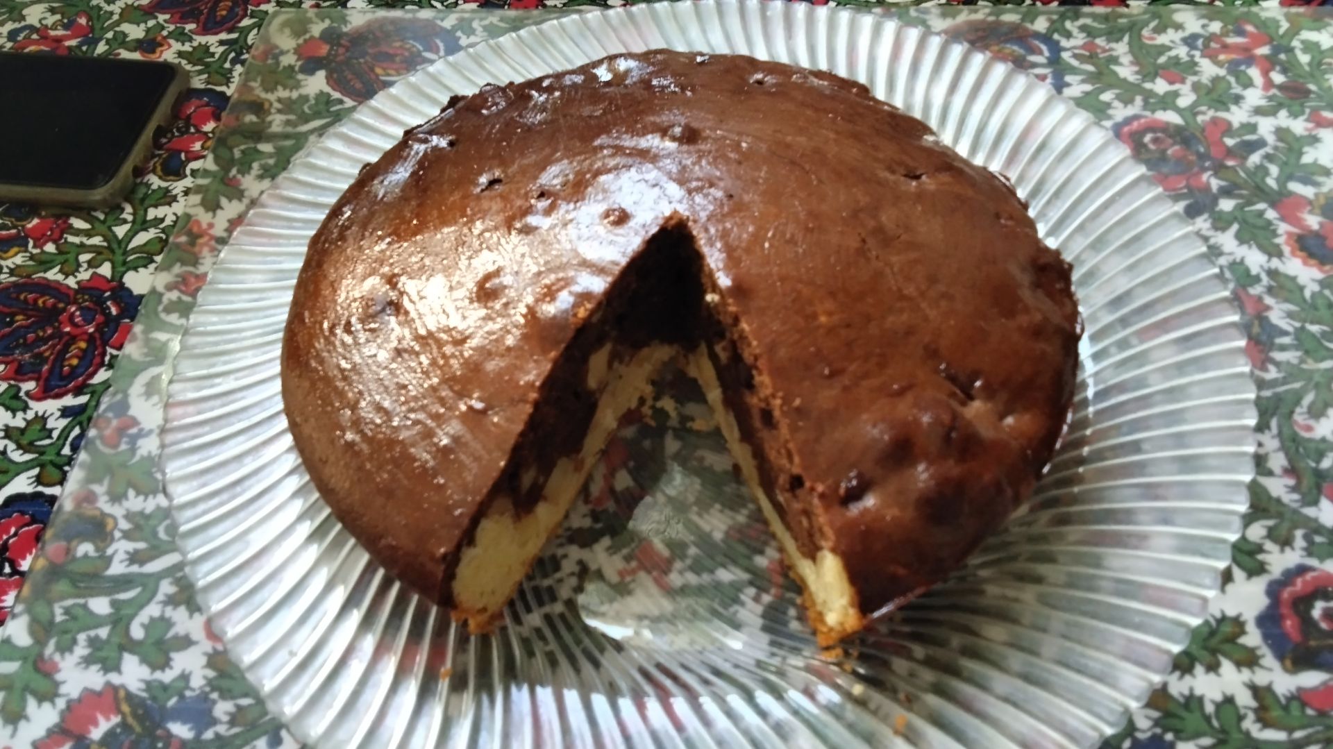 Пирог с яблоком и корицей