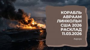 Корабль Авраам Линкольн США 2026 Расклад 11.03.2026