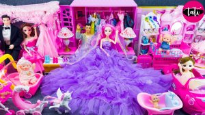 Играем в игрушки из мультика принцесса кукла Барби. Мультфильм для детей. ASMR АСМР