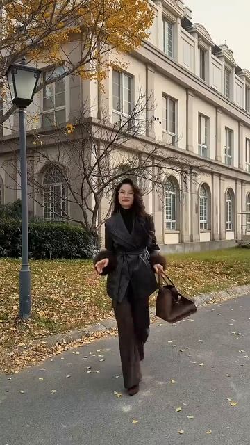 Нейтральная зимняя элегантность