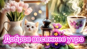 Доброе весеннее утро. Здравствуй новый весенний день.