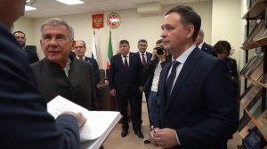 Рустам Минниханов и Валерий Фальков посетили Институт истории им. Ш.Марджани АН РТ