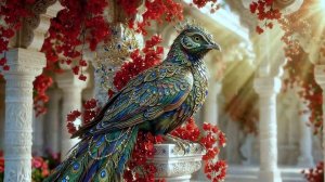 Замок красных цветов