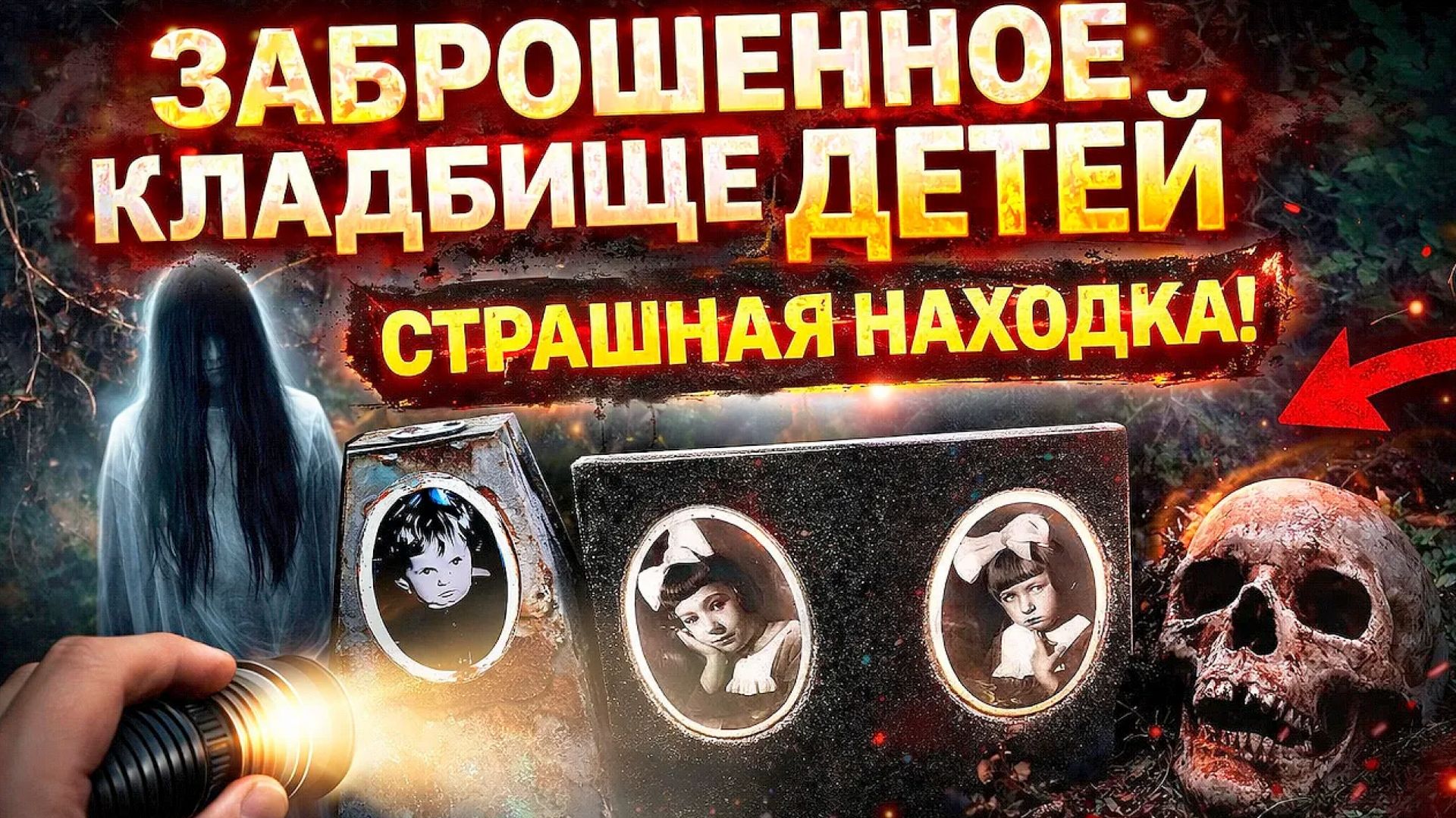 ЖУТКОЕ КЛАДБИЩЕ ДЕТЕЙ