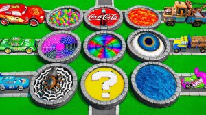 Машинки летают и прыгают! Развивающие мультики Машины помощники. Мультфильмы про машинки