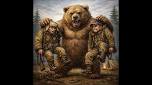 Медведь и охотники  анекдот