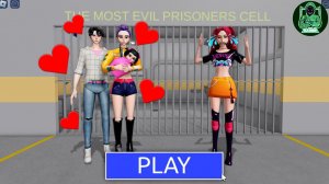 СЕМЬЯ Кей-ПОП! РУМИ ВЛЮБЛЯЕТСЯ В ДЖИНУ в "ПОБЕГЕ ИЗ ТЮРЬМЫ БАРРИ"! #обби #roblox