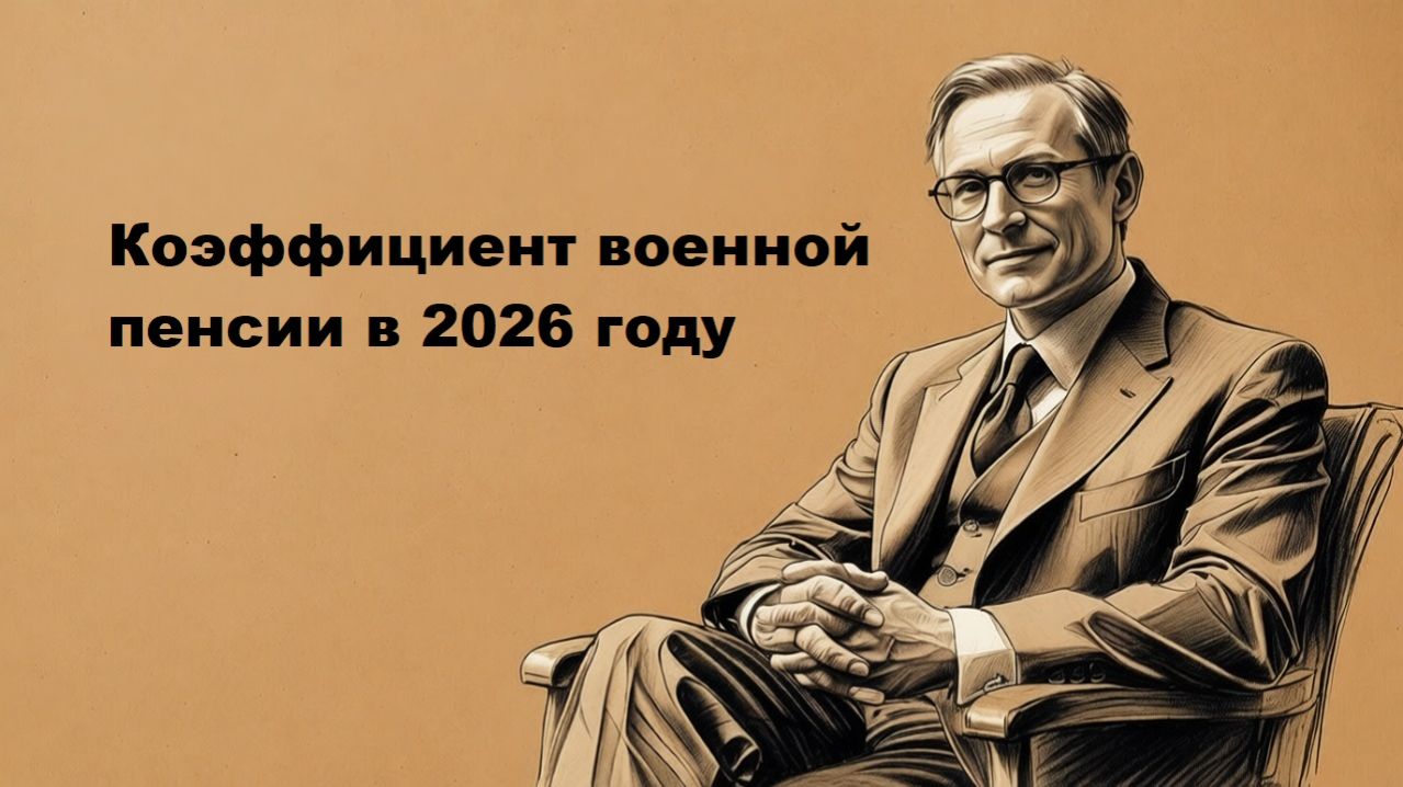 Коэффициент военной пенсии в 2026 году