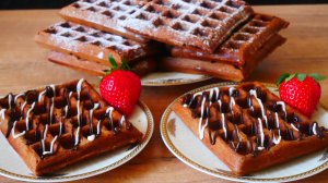 Шоколадные вафли в вафельнице Рецепт вкусных вафель