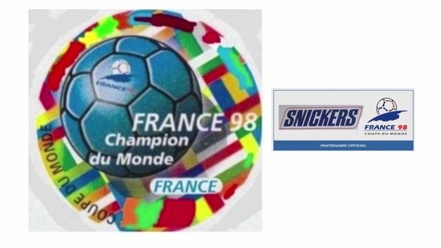 France - Champion du Monde avec Snickers