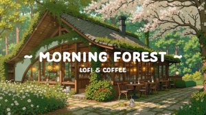 Morning Forest 🍃 Deep Focus Day with Soft Lofi Cafe ⛅ Morning Vibe for calm  work  study