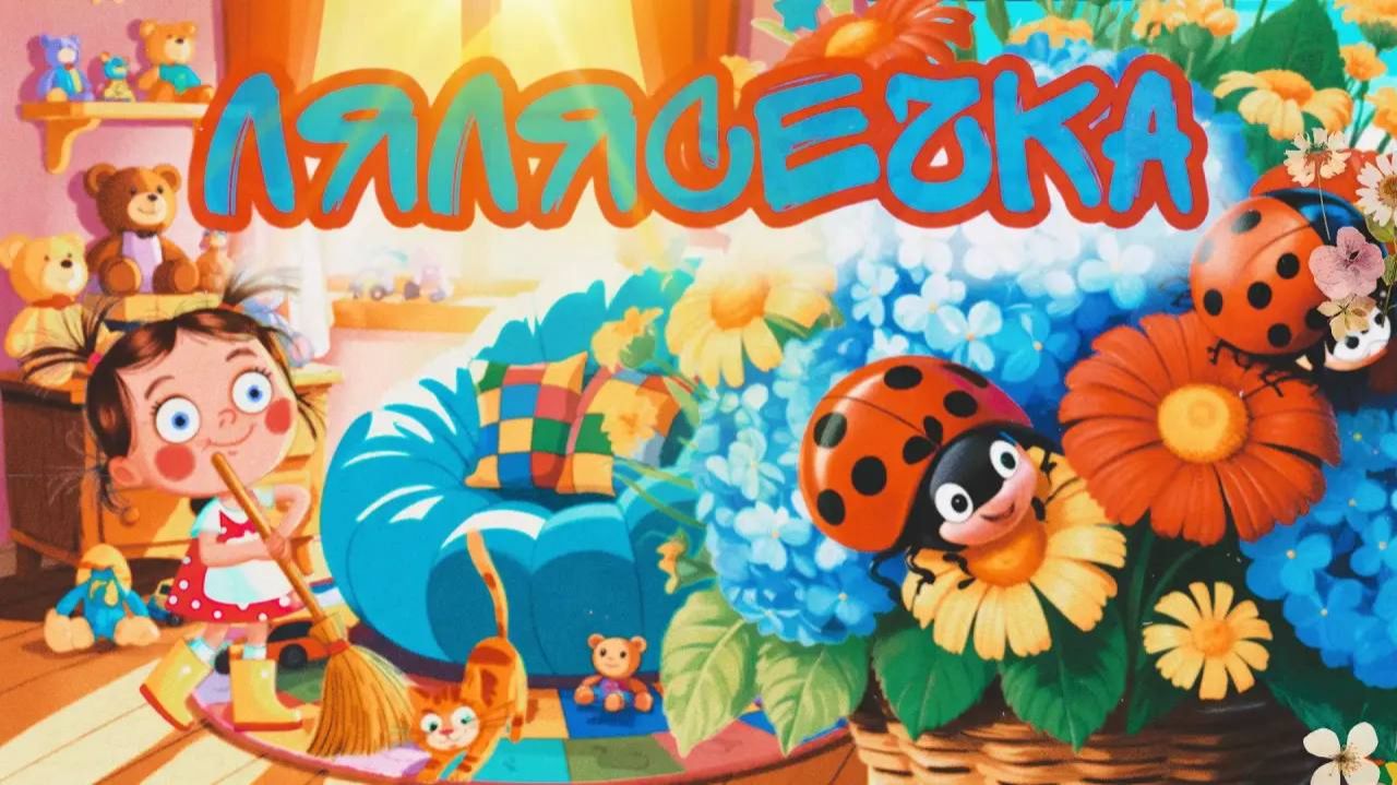 ПЕСЕНКА ПРО МАМУ  Лялясечка- мамина помощница Мультик для малышей