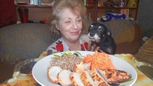 Мукбанг ТАКУЮ сочную Грудку можно Есть хоть Каждый ДЕНЬ! Своё ЭКОНОМИТ,а Моё ЕСТ!