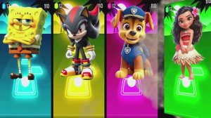 ГУБКА БОБ vs ТЕНЬ vs БЕГЛЕЦ vs МОАНА — ЯРКИЙ ТАНЦЕВАЛЬНЫЙ БАТТЛ под EDM! 🧽