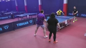 3..8 Меркулов/Шатров (1197) - Балашов/Нельсон (1373) 09.03 настольный теннис Парный турнир