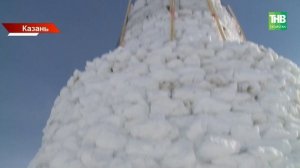 Снеговик-гигант: казанец строит 16-метрового рекордсмена
