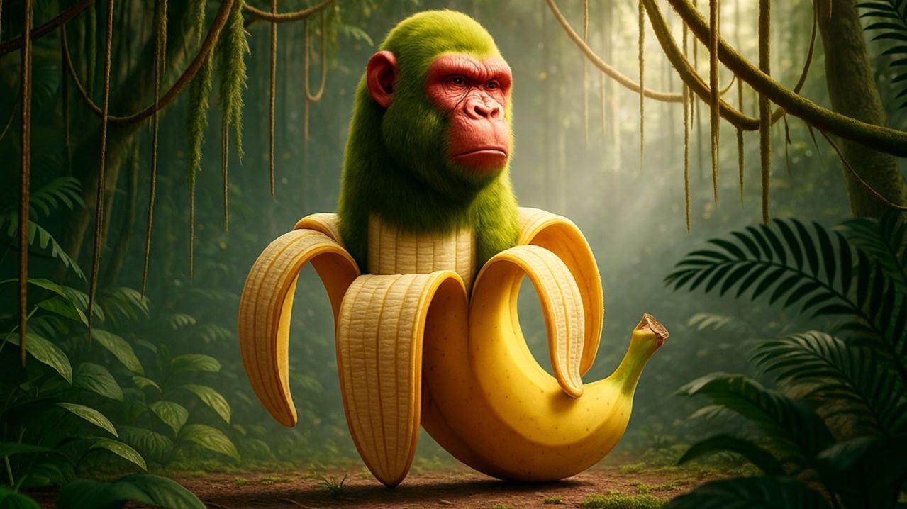 Шимпанзе и бананы