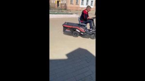 Райдер садовый бензиновый SUNREKA GSR24EG - обзор и тест