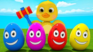 Детские песенки про яйца-сюрпризы - Детские стишки и песенки - Мультфильм для детей и малышей