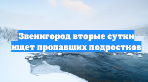 Звенигород вторые сутки ищет пропавших подростков