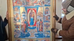 Освящение иконы «Благодатное небо». 01.2026