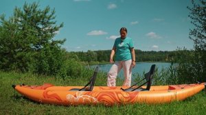 Обзор надувной байдарки TURTLE от компании BLAUSEE