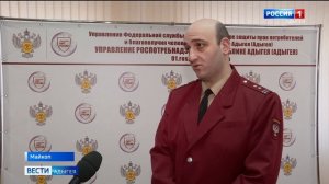 В  Адыгее за семь дней зарегистрировано 1010 случаев острых респираторных вирусных инфекций и гриппа