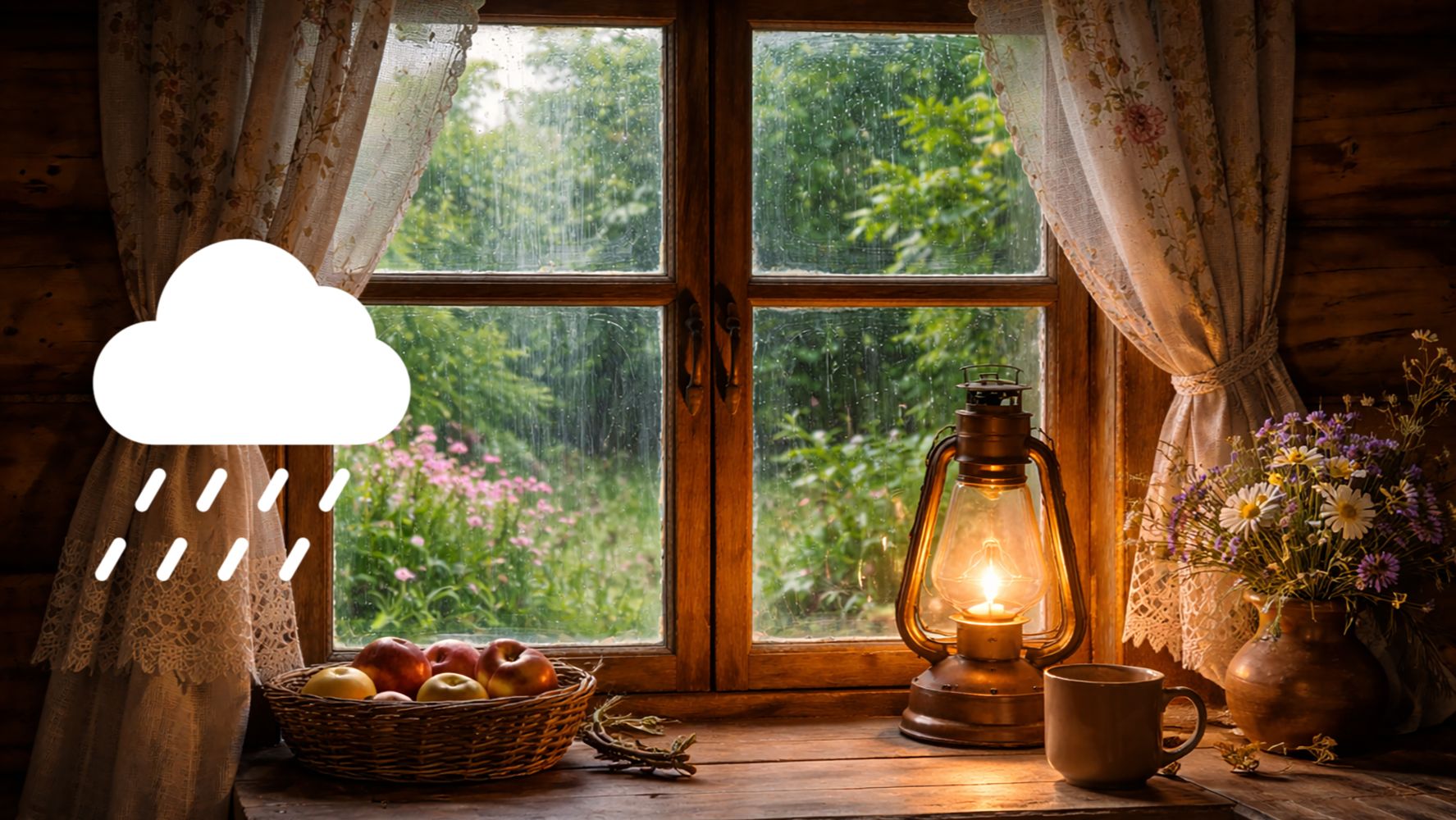 Мягкий дождь для глубокого сна и снятия тревоги | Видео для сна, релакса и работы